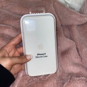 BRAND NEW white apple case (iPhone 11)